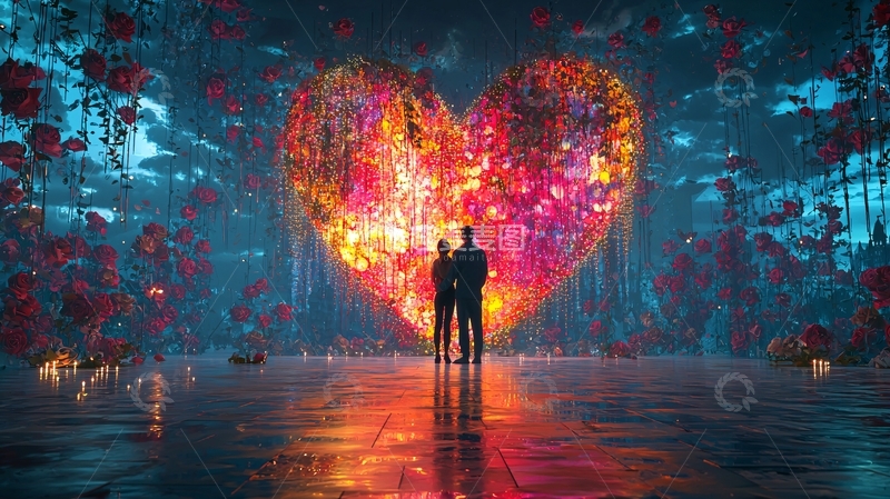 高清大图下载【趣麦麦图】梦幻爱情