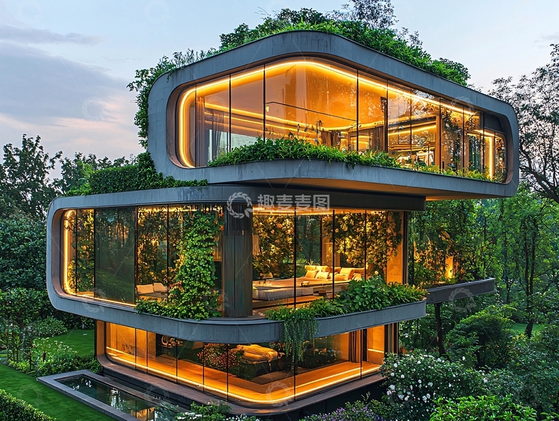 高清大图下载【趣麦麦图】绿色生态建筑