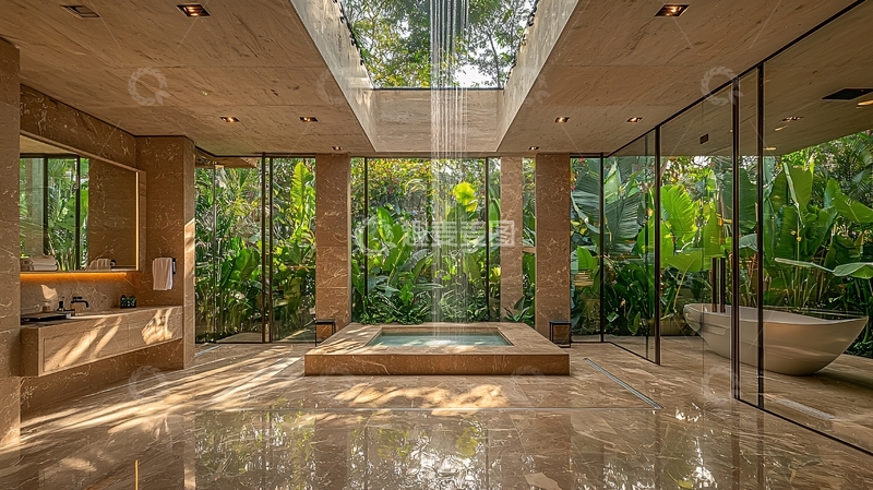 高清大图下载【趣麦麦图】现代极简风格浴室