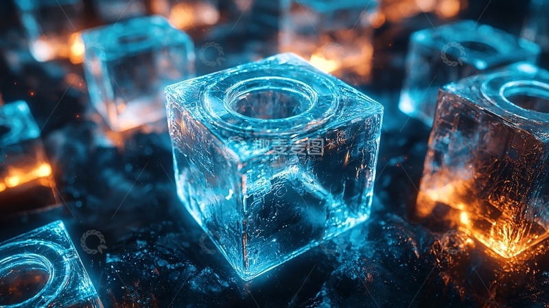 高清大图下载【趣麦麦图】冰块方块