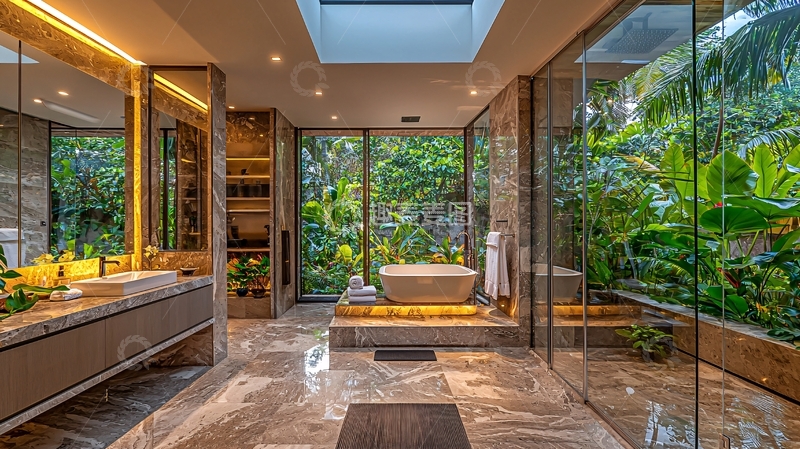 高清大图下载【趣麦麦图】奢华浴室设计