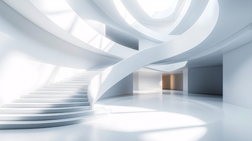 现代简约螺旋楼梯