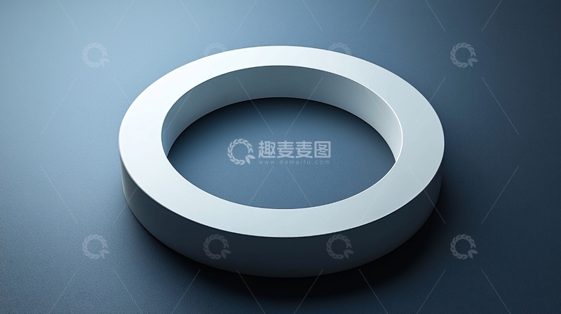 高清大图下载【趣麦麦图】白色圆环