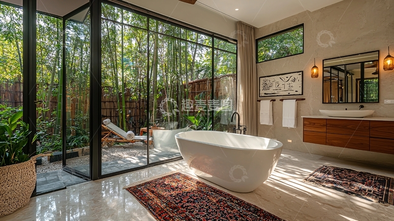 高清大图下载【趣麦麦图】现代风格浴室设计