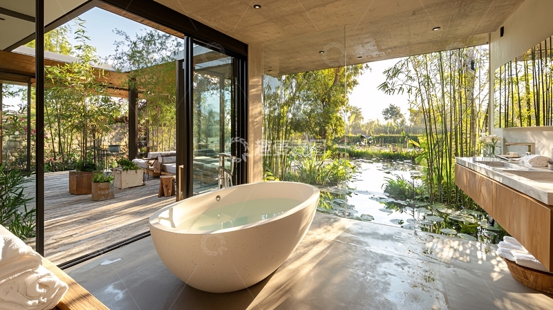 高清大图下载【趣麦麦图】现代简约风格浴室