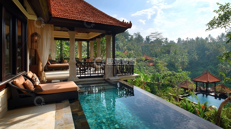 高清大图下载【趣麦麦图】巴厘岛私人泳池别墅