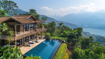 山顶别墅泳池