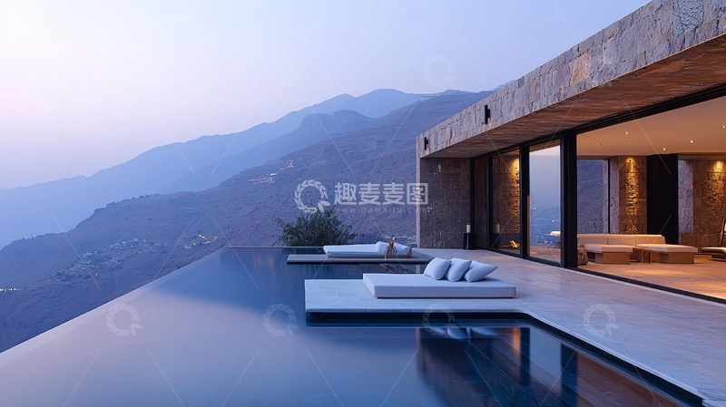 高清大图下载【趣麦麦图】山顶别墅