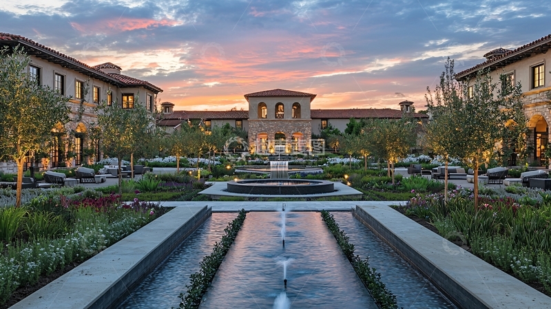 高清大图下载【趣麦麦图】夕阳下