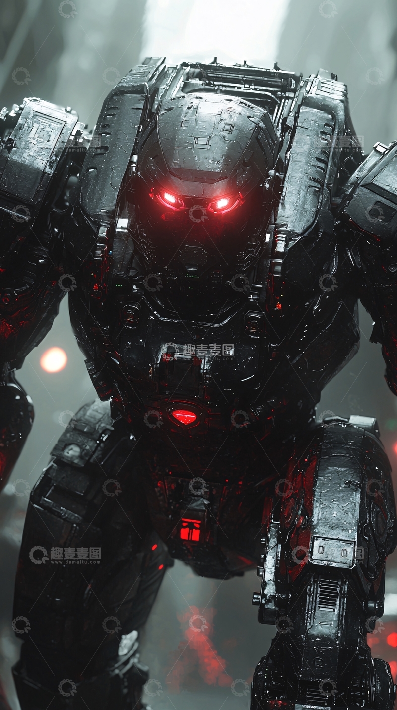 高清大图下载【趣麦麦图】科幻巨型机器人