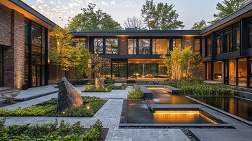 现代简约庭院别墅