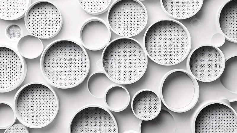 高清大图下载【趣麦麦图】黑白圆形背景