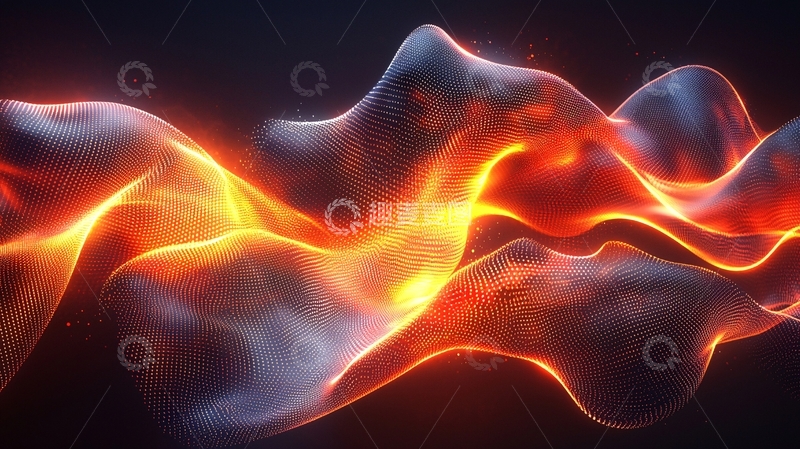 高清大图下载【趣麦麦图】火焰流体