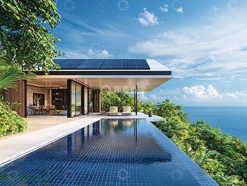 高清大图下载【趣麦麦图】海景别墅