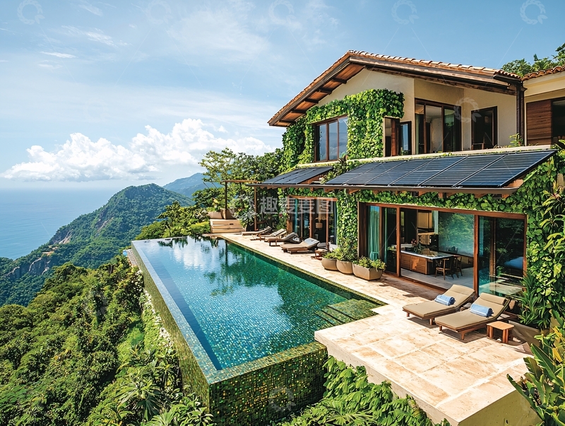 高清大图下载【趣麦麦图】山顶别墅