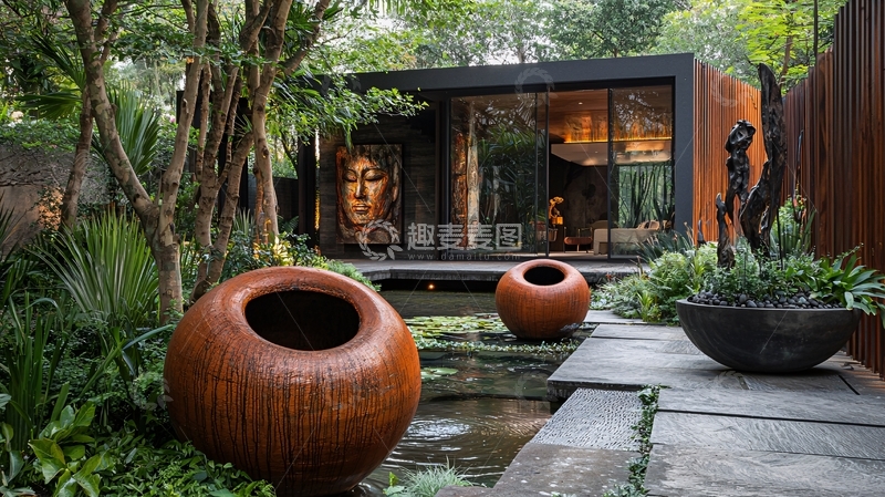 高清大图下载【趣麦麦图】庭院景观设计