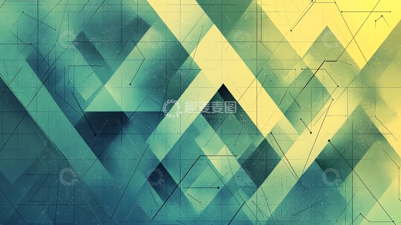 高清大图下载【趣麦麦图】抽象几何背景
