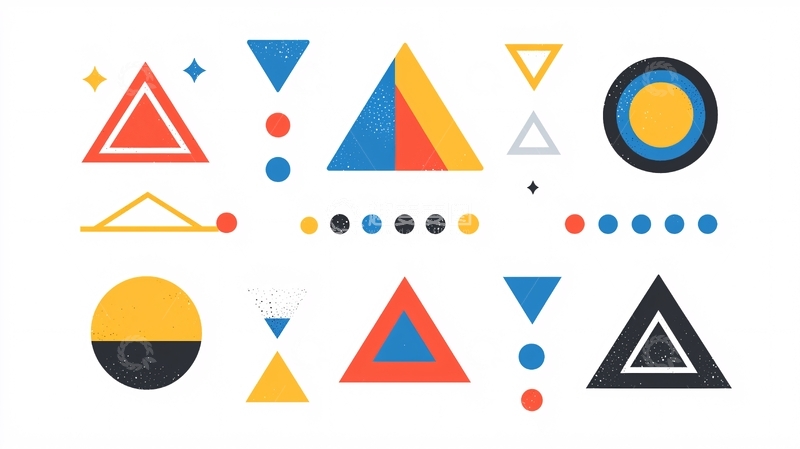 高清大图下载【趣麦麦图】抽象几何图形