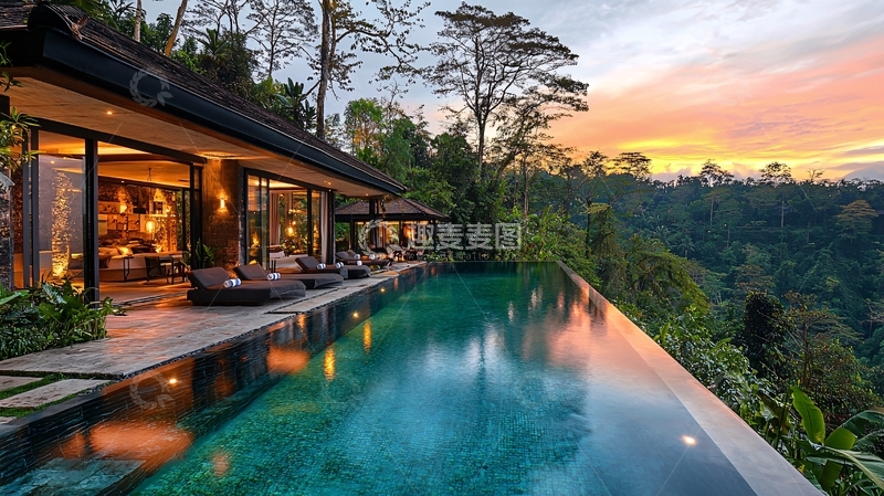 高清大图下载【趣麦麦图】巴厘岛豪华别墅