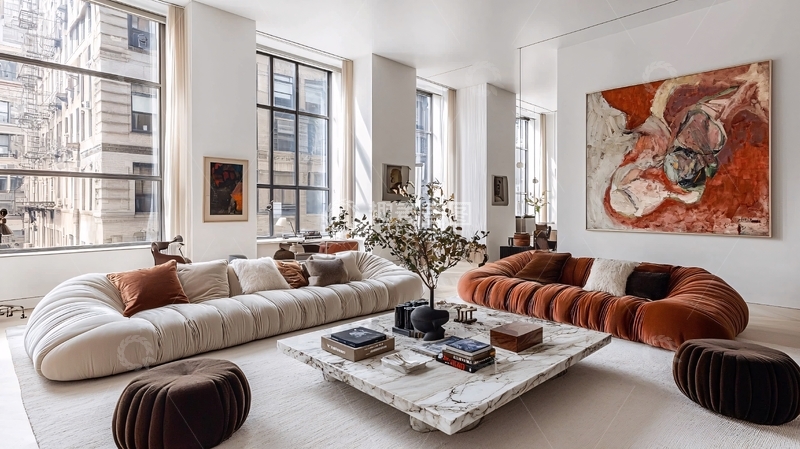 高清大图下载【趣麦麦图】现代简约客厅