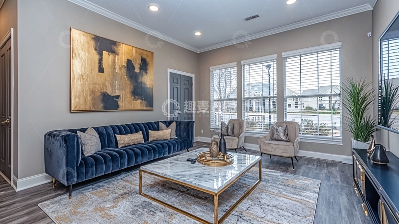 高清大图下载【趣麦麦图】现代简约风格客厅95