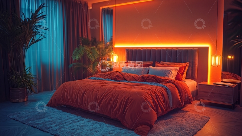 卧室灯光氛围