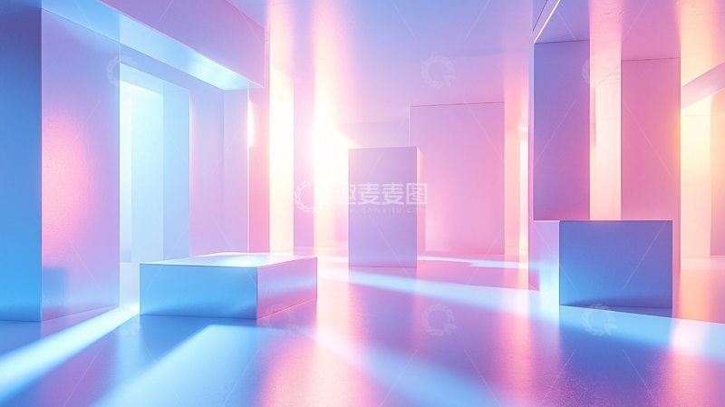 高清大图下载【趣麦麦图】抽象几何背景