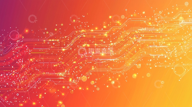 高清大图下载【趣麦麦图】抽象科技背景