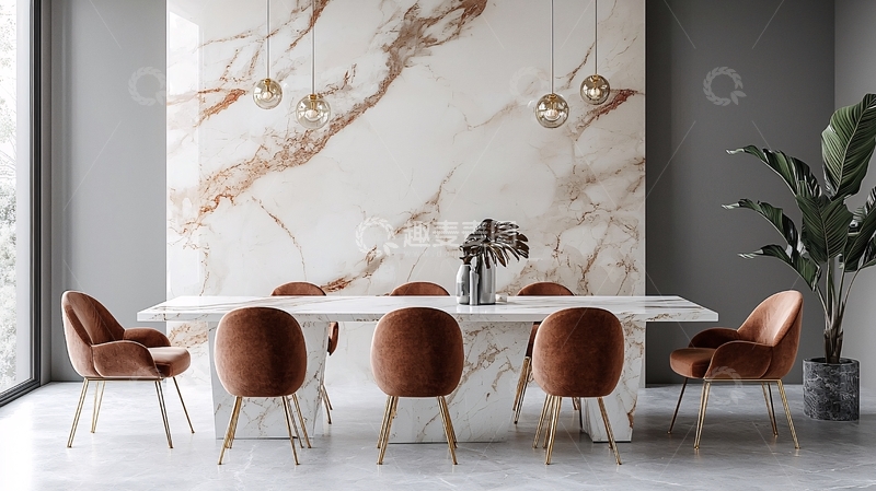 高清大图下载【趣麦麦图】现代轻奢餐厅