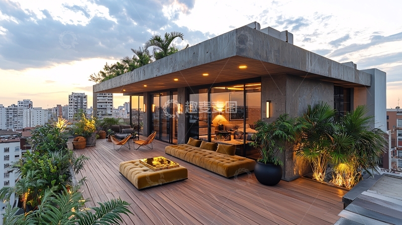 高清大图下载【趣麦麦图】现代风格顶楼公寓