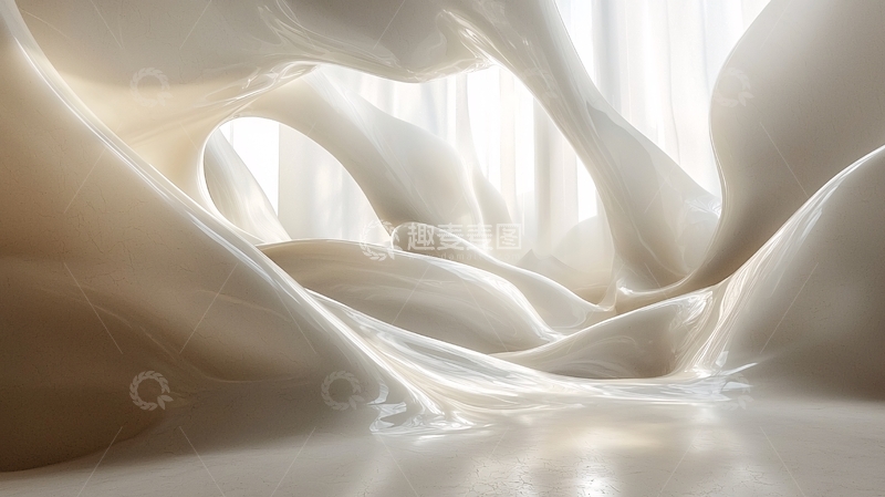 高清大图下载【趣麦麦图】抽象白色空间