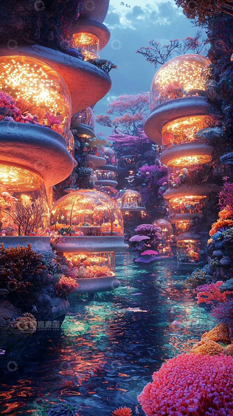 高清大图下载【趣麦麦图】未来都市