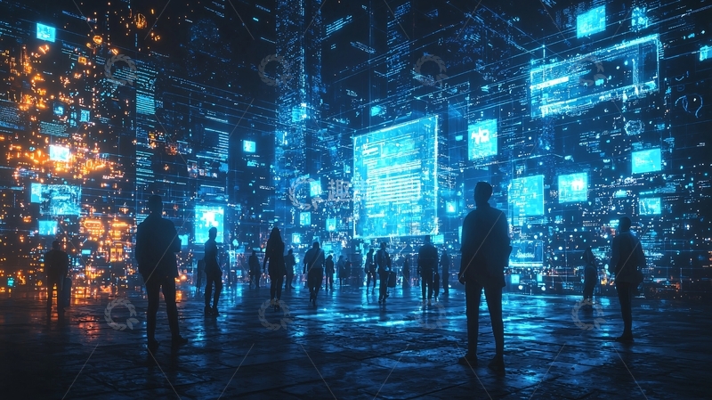 高清大图下载【趣麦麦图】数字城市23