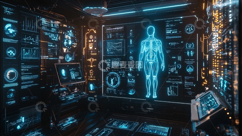 高清大图下载【趣麦麦图】未来科技医疗室