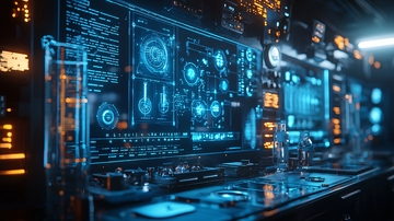 未来科技感控制面板