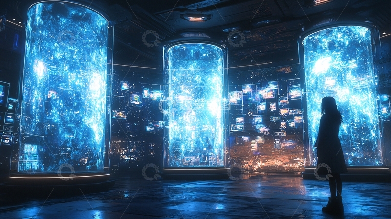 高清大图下载【趣麦麦图】未来科技实验室