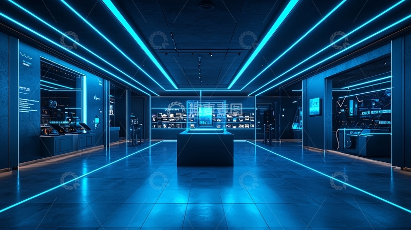 高清大图下载【趣麦麦图】科技感未来感展厅