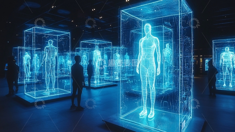 高清大图下载【趣麦麦图】虚拟人体