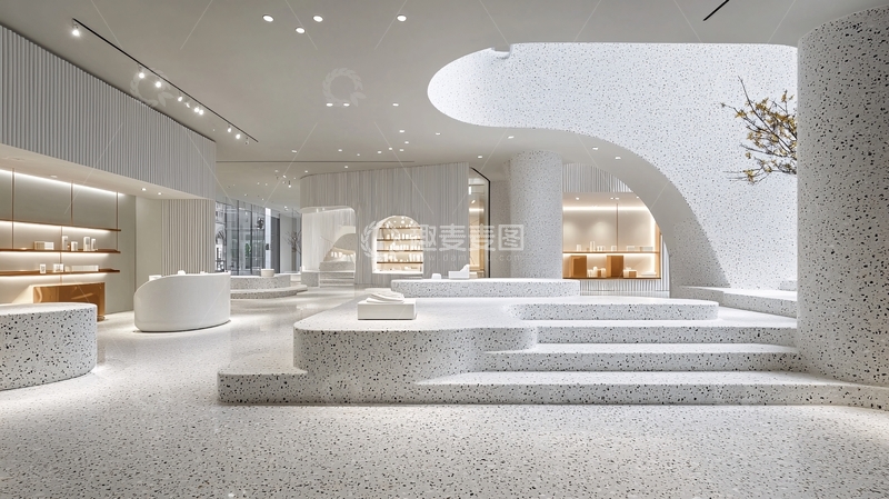 高清大图下载【趣麦麦图】极简风格白色室内设计