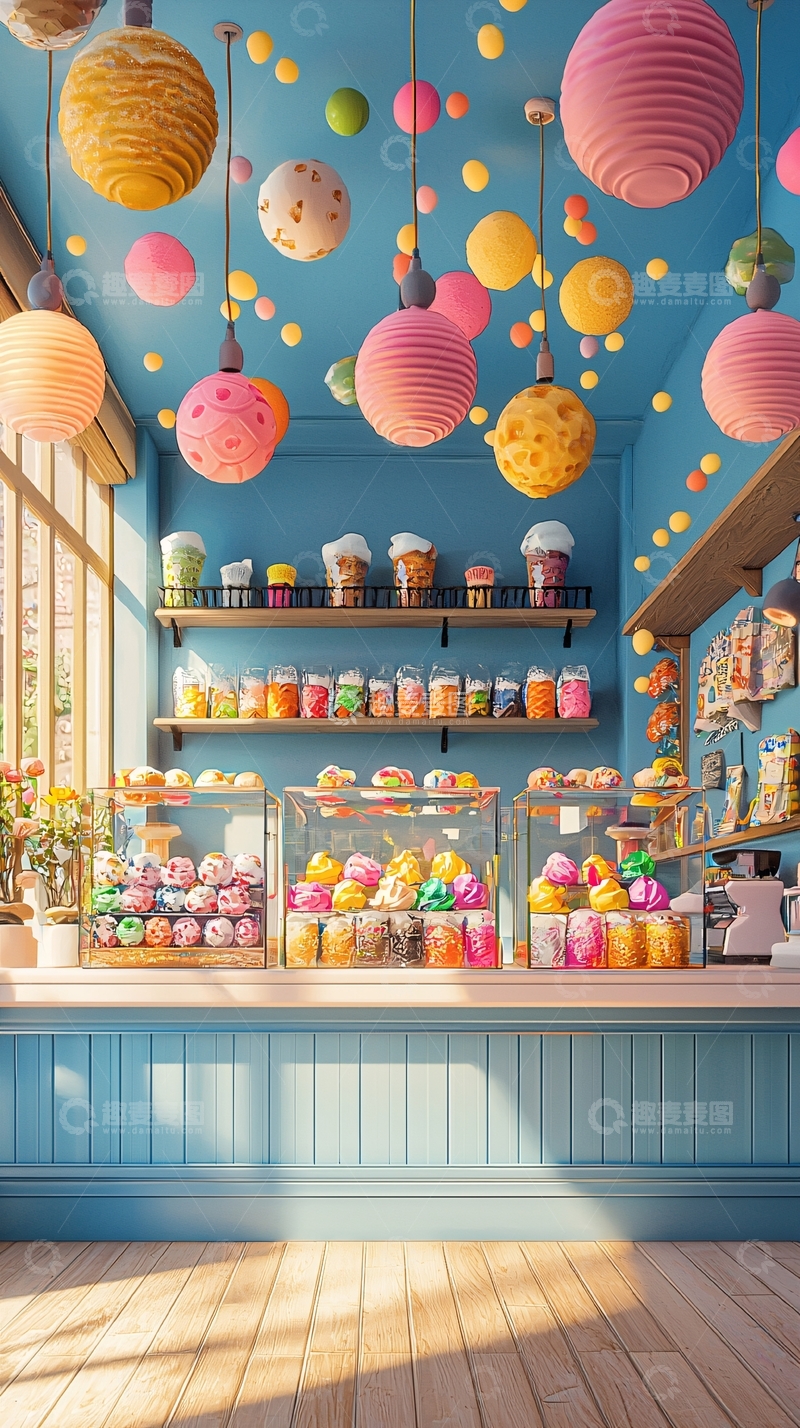 高清大图下载【趣麦麦图】梦幻甜品店