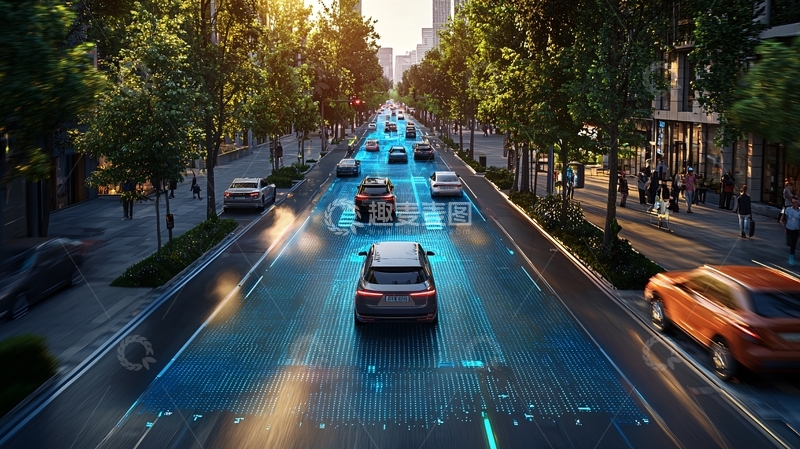高清大图下载【趣麦麦图】城市道路自动驾驶