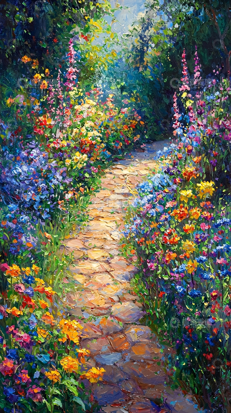 高清大图下载【趣麦麦图】花园小径