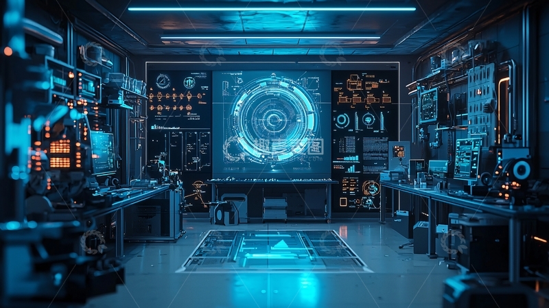 高清大图下载【趣麦麦图】未来科技实验室