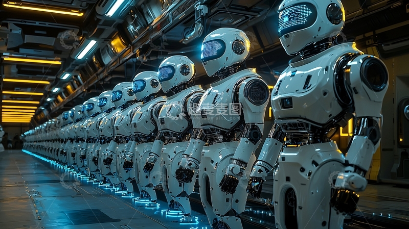 高清大图下载【趣麦麦图】机器人大军