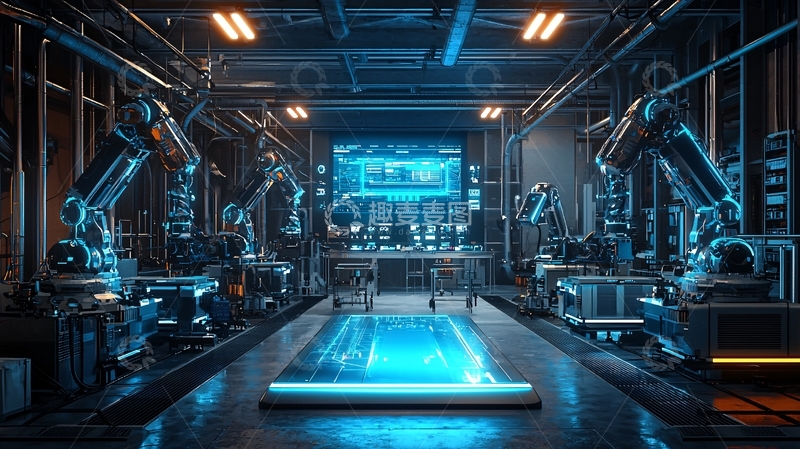 高清大图下载【趣麦麦图】未来科技工厂