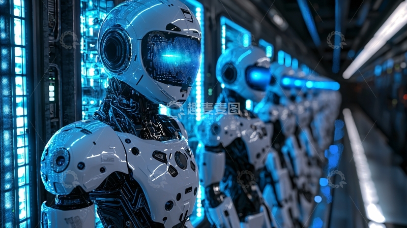 高清大图下载【趣麦麦图】科幻机器人军团