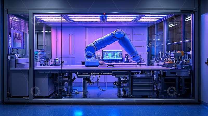 高清大图下载【趣麦麦图】实验室机器人