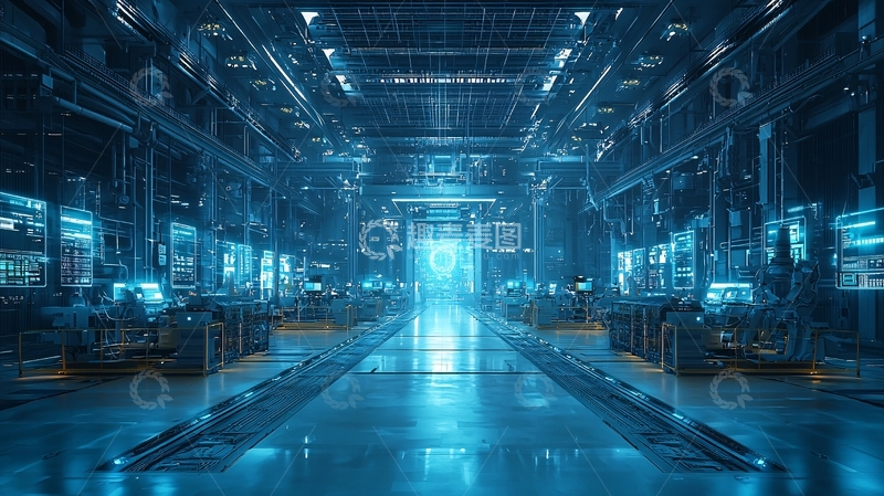 高清大图下载【趣麦麦图】未来科技感走廊