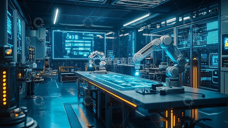 高清大图下载【趣麦麦图】未来科技实验室