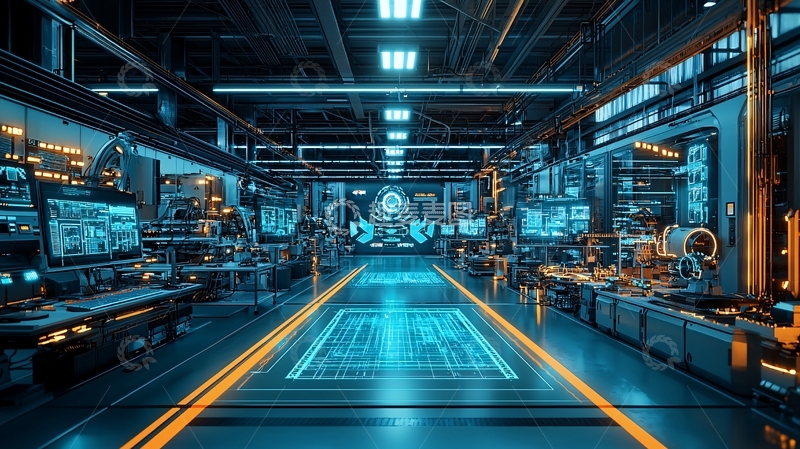 高清大图下载【趣麦麦图】未来科技工厂